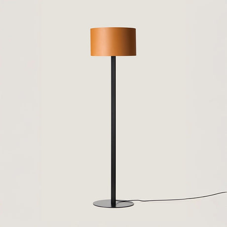 Lámpara de pie Aromas Rems E27 acrílico cuero 154 cm P1318