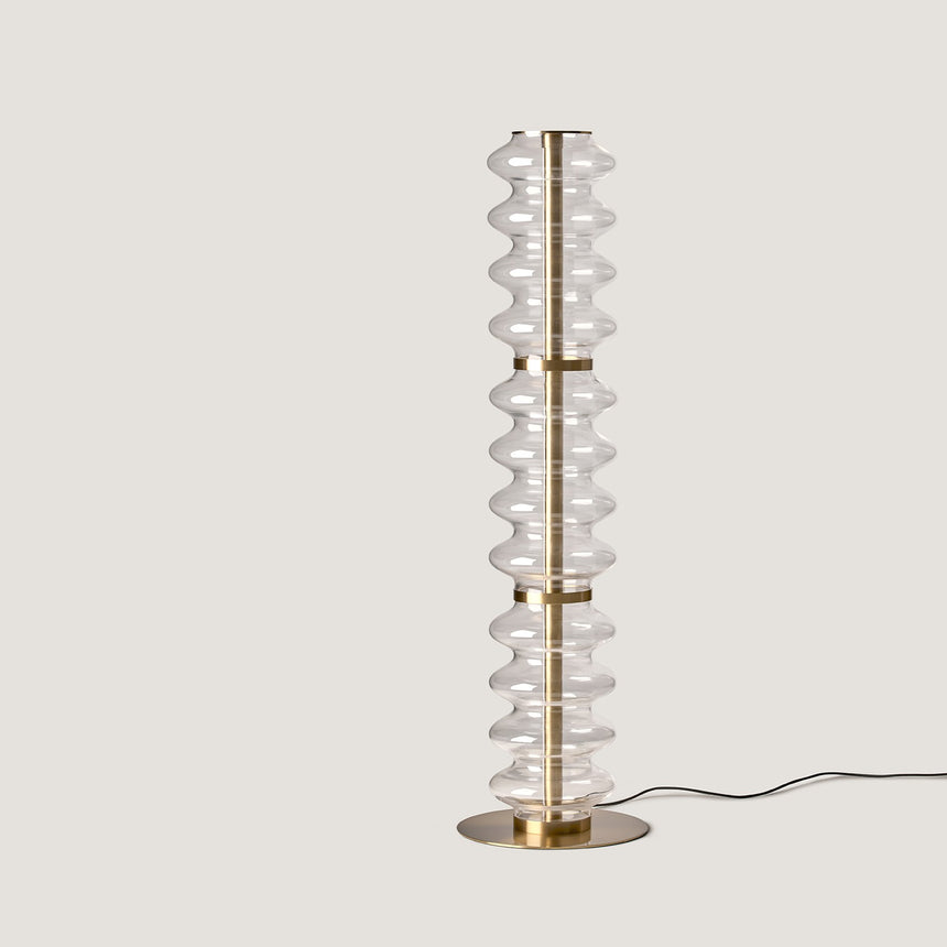 Lámpara de pie Aromas Vitree LED 28W cristal 105 cm P1346