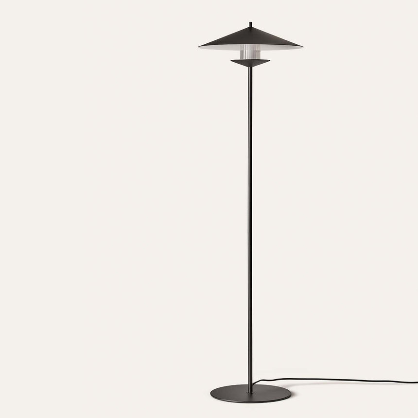 Lámpara de pie Aromas Gehit LED 9W cristal acrílico 130 cm P1350