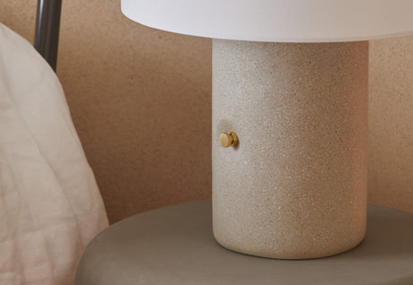 Lámpara de sobremesa Aromas Sand E27 terrazo S1109