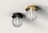 Plafón de techo Aromas Doul G4 cristal T1310
