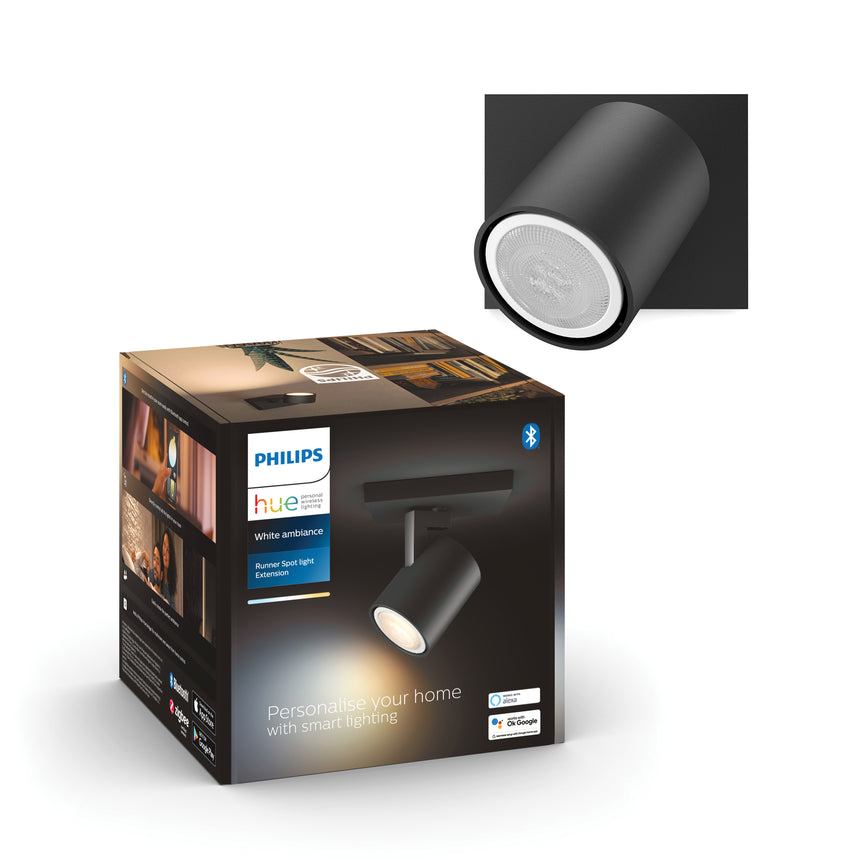 Philips Hue Foco Runner negro White Ambiance 4,2W 400lm 8720169320598