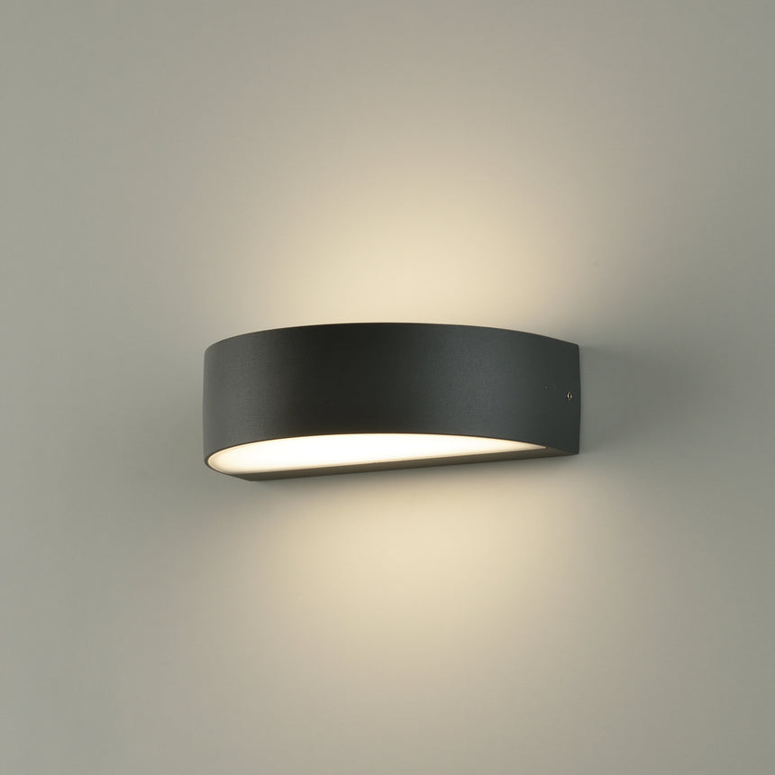 ACB Aysel Aplique 16/2069 Antracita Texturado, LED 2x5W 3000K 715lm, CRI80 IP65 A2069000GR