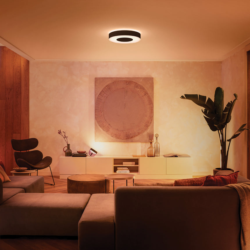 Philips Hue White and Color Ambiance Plafón Infuse negro RGBW 34W 4116330P9 2350lm - imagen 6