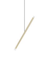 Lodes Lámpara colgante A-Tube Nano Duo Ø7cm dorado LED 2700K 15825-5020