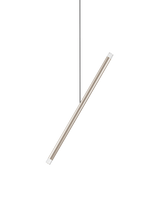 Lodes Lámpara colgante A-Tube Nano Duo Ø7cm champán mate LED 2700K 15825-4520