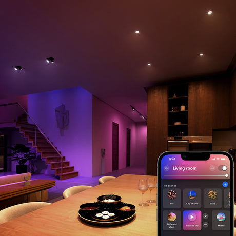 Philips Hue White and Color Ambiance Bombilla dicroica 2 luces RGBW MR16 6,3W 871951449164900 - imagen 3