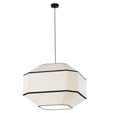 ACB Bauhaus Lámpara de techo colgante blanco negro Kit negro LED E27 C3917681BN