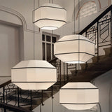 ACB Bauhaus Lámpara de techo colgante blanco negro Kit negro LED E27 C3917681BN