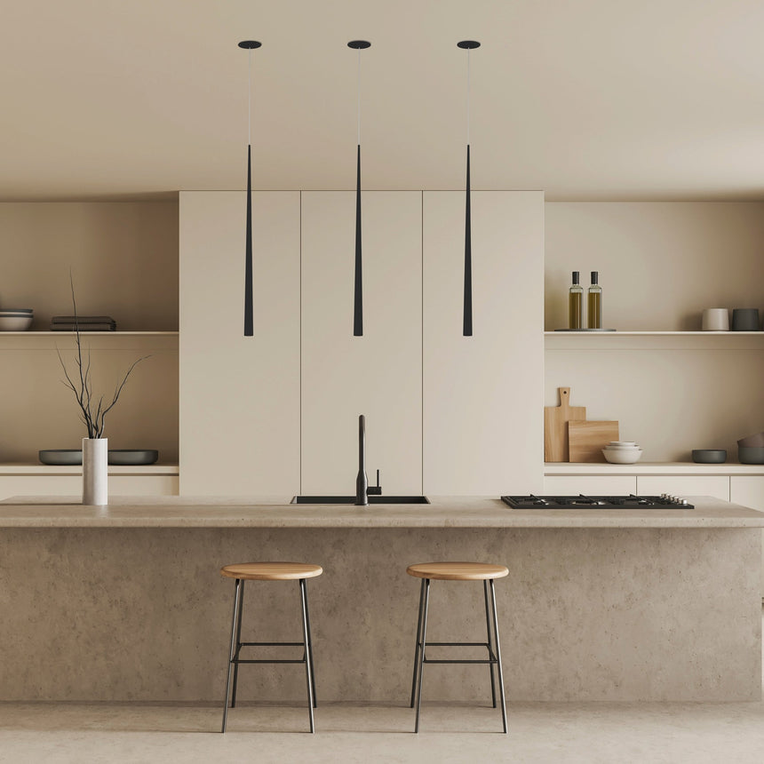 ACB Bendis Recessed Pendant Light Black, LED 5W 3000K 600lm, CRI90 I, Integrated LED E356220N