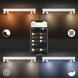 Philips Hue White and Color Ambiance Foco Centris blanco RGBW 40W 5060731P7 350lm - imagen 6