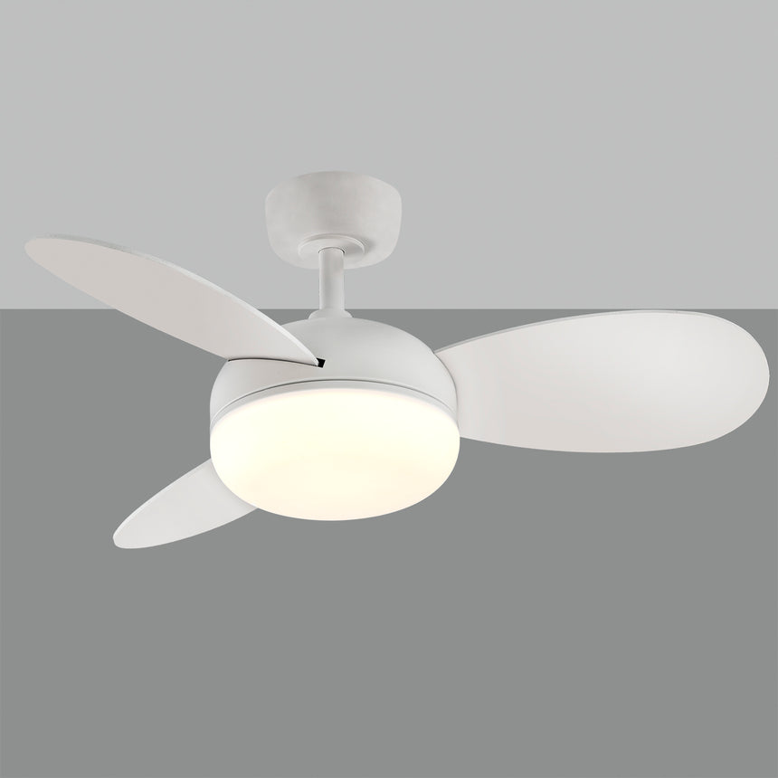 ACB Bise Ventilador de techo blanco LED + motor DC, mando a distancia, Regulador step 3000-4000-6500 V2521030B