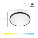 WiZ White Ambiance Plafón Negro Tunable White 32W 3800lm 0169071018 - vista alternativa | Philips