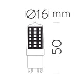 Bombilla LED G9 4W 360° 3000K 400lm ACB ACB62105