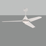 ACB Bora Ventilador de techo blanco mate LED + motor DC, mando a distancia, regulable intensidad, Regulador step 3000-4000-6000 V2516523B