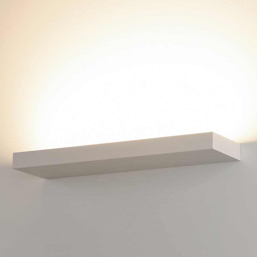 Lámpara de pared aplique ACB Brick blanco texturado regulable A3972272BDP