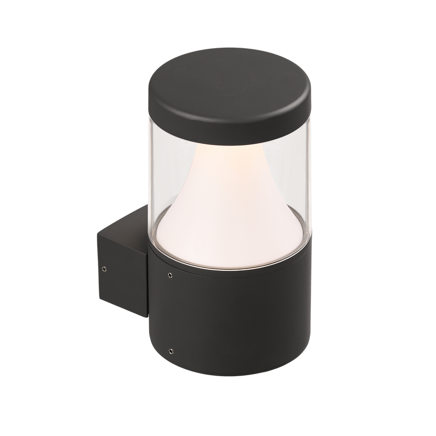 ACB Brisk Aplique 16/2085 Antracita Texturado, LED 12W 3000K 945lm, CRI90 IP65, LED integrado A2085000GR