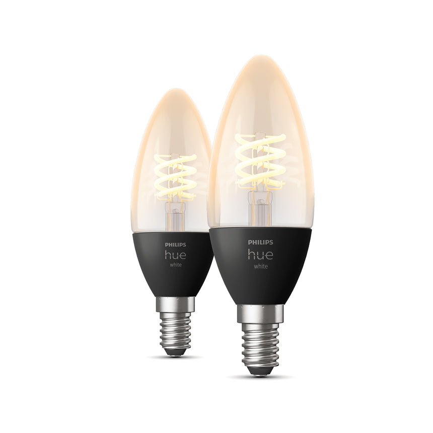 Philips Hue White Bombilla vela 2 luces filament White E14 5W 871951430221100 300lm - vista alternativa