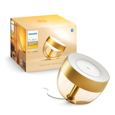 Philips Hue White and Color Ambiance Lámpara de mesa Iris dorado RGBW 8W 871951441073200 570lm