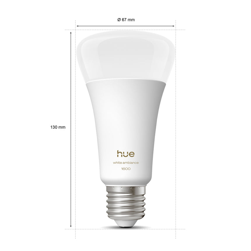 Philips Hue Bombilla White Ambiance E27 11,8W 1600lm 8720169364288 - imagen 9