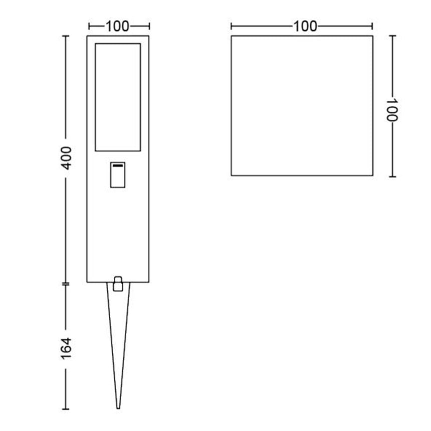 Philips Hue White and Color Ambiance Sobremesa Impress negro RGBW 16W IP44 1743130P7 590lm - imagen 6