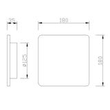 Mantra Bora Bora Aplique LED  blanco C0104