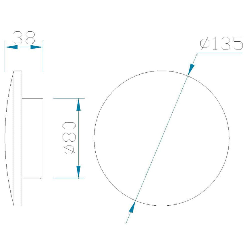 Mantra Bora Bora Aplique LED  blanco C0127