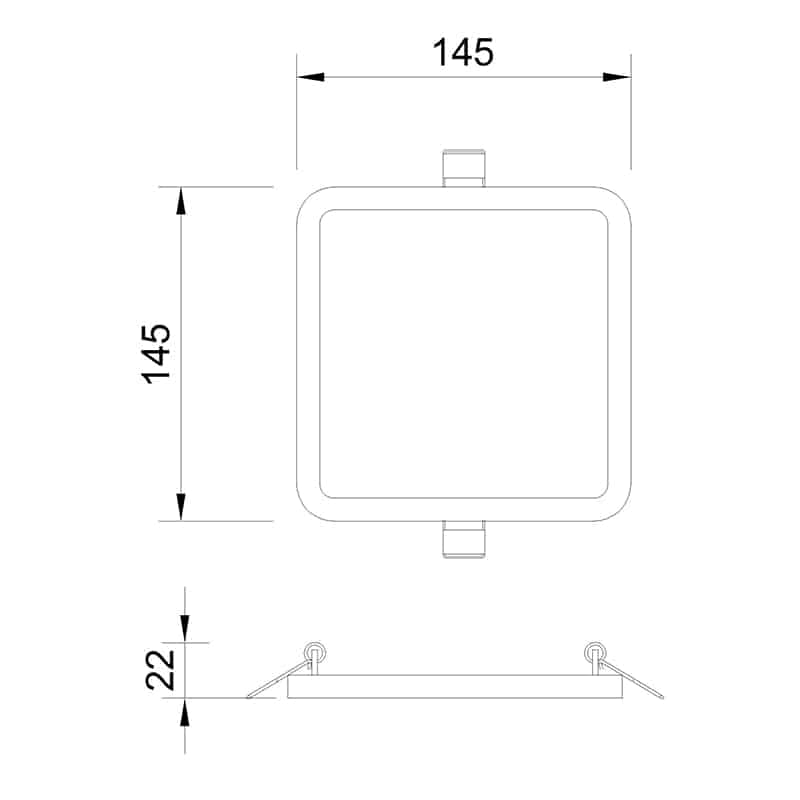 Mantra Saona Empotrable LED  blanco C0191