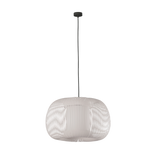 ACB Mirta Lámpara de techo colgante 3055/38 Blanco, Kit Negro Text., LED E27 15W, C3055082BN