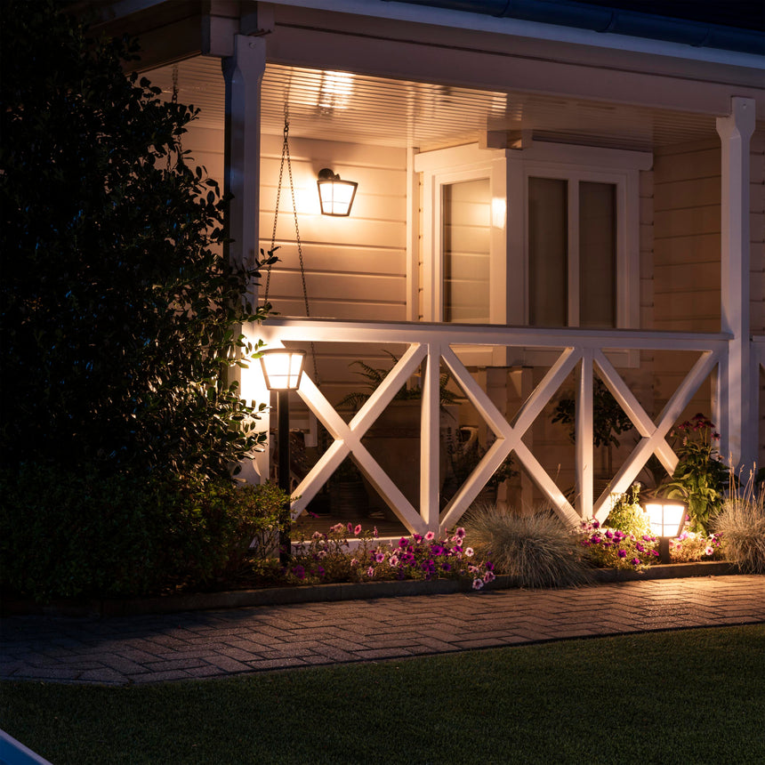 Philips Hue White and Color Ambiance Aplique de pared Econic negro RGBW 15W IP44 1744030P7 - imagen 4