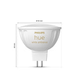 Philips Hue White and Color Ambiance Bombilla dicroica RGBW MR16 6,3W 400lm 8719514491403 - imagen 7