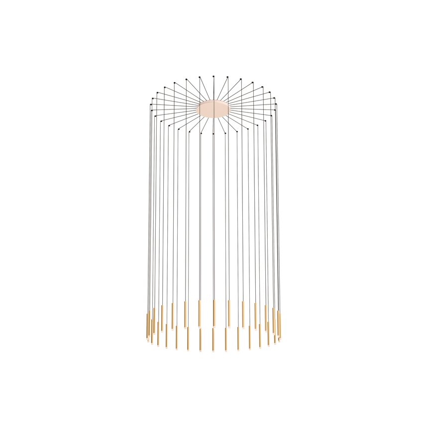 Lámpara de techo colgante LedsC4 Candle LED 30 luces 00-6668-14-27