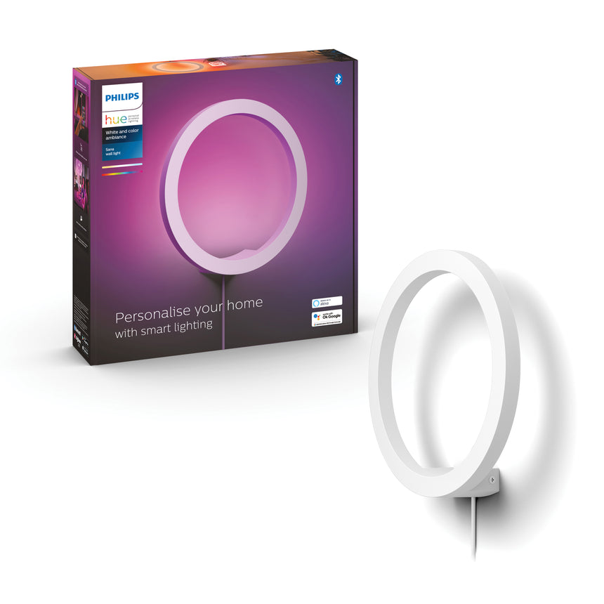 Philips Hue White and Color Ambiance Aplique de pared Sana blanco RGBW 20W 1400lm 34340500