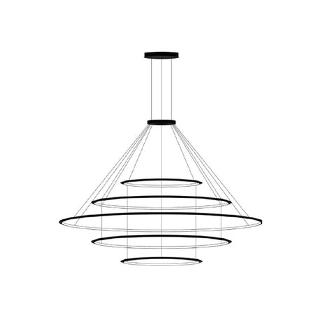 Lámpara de techo colgante LedsC4 Circular Inward 5 Rings ( ) grande LED CD4E-00V9AZOS05