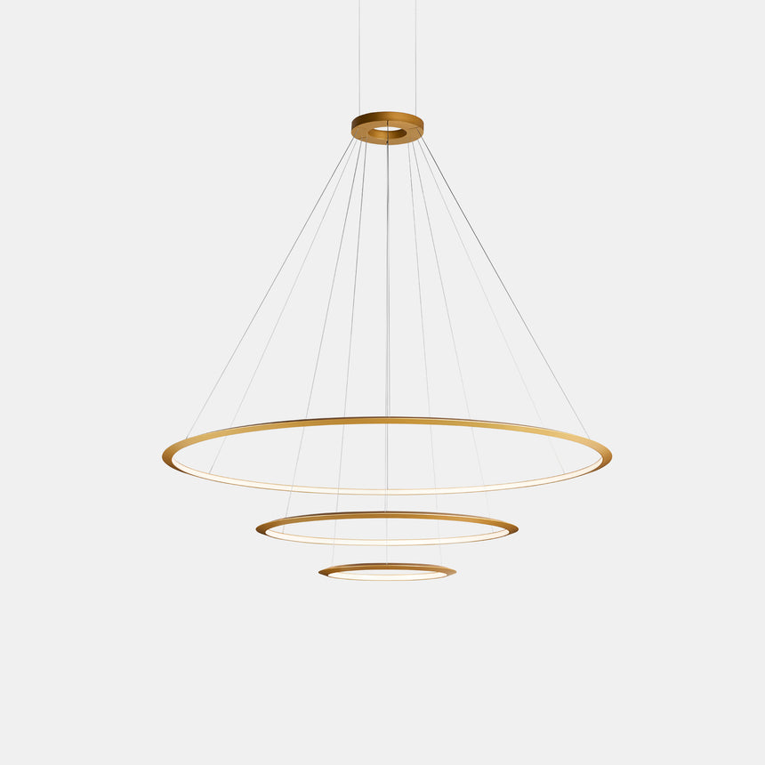 LedsC4 Lámpara de techo colgante Circular Inward 5 Rings LED 296.1 Bl CD4F-00X9AZOUEF