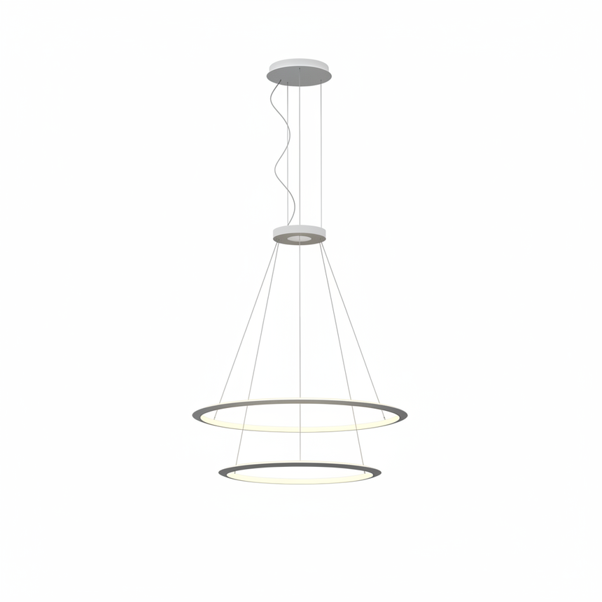 Lámpara de techo colgante LedsC4 Circular Inward Double Rings ( ) grande LED CD4M-00V9AZDU14