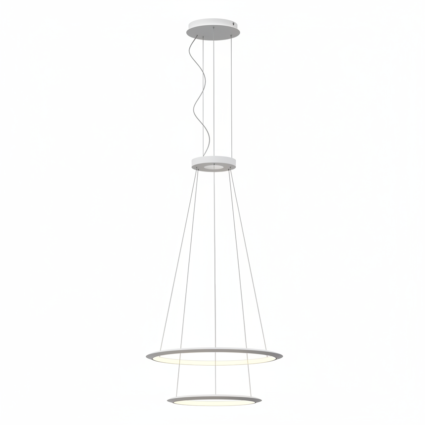 Lámpara de techo colgante LedsC4 Circular Inward Double Rings ( ) grande LED CD4N-00V9AZDU14