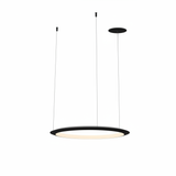 Lámpara de techo colgante LedsC4 Circular Inward Recessed LED Ø60cm CD5A-00V9AZDU14