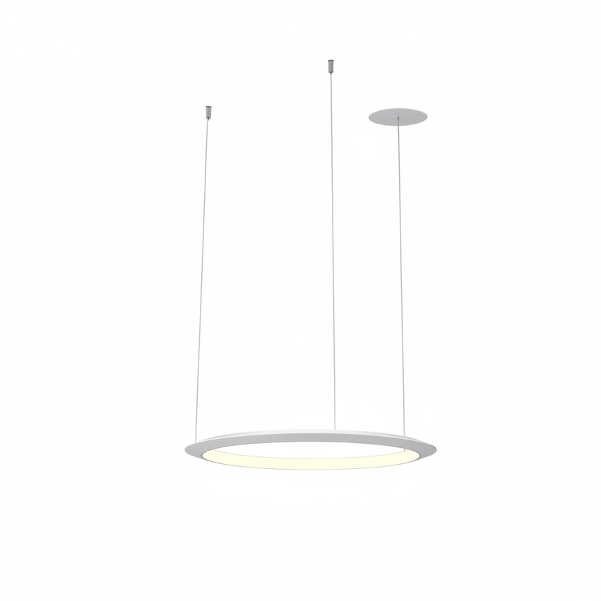 Lámpara de techo colgante LedsC4 Circular Inward Recessed LED Ø60cm CD5A-00V9AZDU14