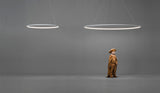 LedsC4 Lámpara de techo colgante Circular Inward Ø1200 Recessed LED 70 Blanco Cálido - 2400K Dali-2 Ne CD5B-00A9AZDU05