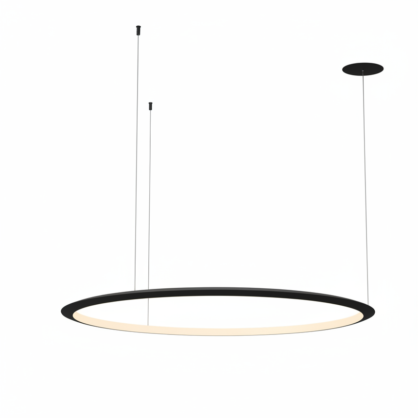 Lámpara de techo colgante LedsC4 Circular Inward Recessed grande LED Ø120cm CD5B-00V9AZDU14