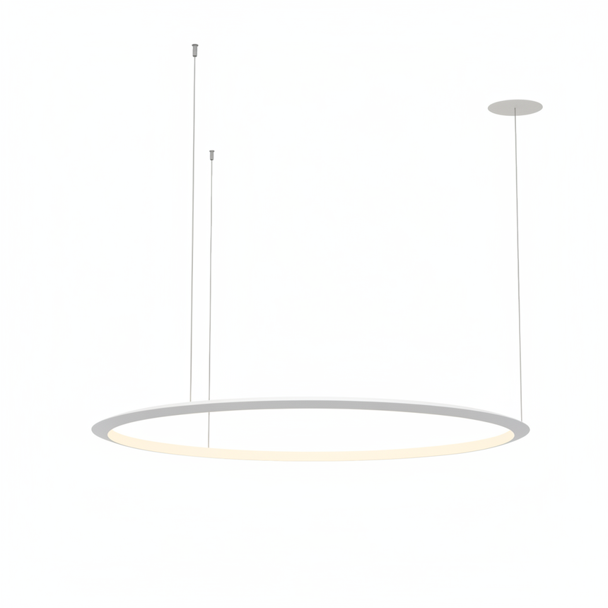 Lámpara de techo colgante LedsC4 Circular Inward Recessed grande LED Ø120cm CD5B-00V9AZDU14