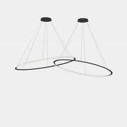 Lámpara de techo colgante LedsC4 Circular Inward 2 Rings Hortizontal Recessed CD5P-00V9AZDU05
