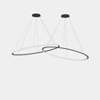 Lámpara de techo colgante LedsC4 Circular Inward 2 Rings Hortizontal Recessed CD5P-00V9AZOS05