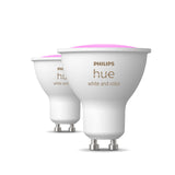 Philips Hue White and Color Ambiance Bombilla dicroica RGBW GU10 4,2W (2 uds) 8720169229815 - vista alternativa