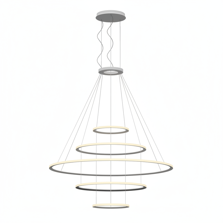 Lámpara de techo colgante LedsC4 Circular Outward 5 Rings ( ) grande LED CF4F-00V9AZDU14