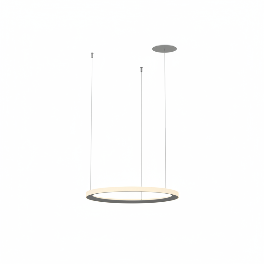 Lámpara de techo colgante LedsC4 Circular Outward Recessed LED Ø60cm CF5A-00V9AZDU14