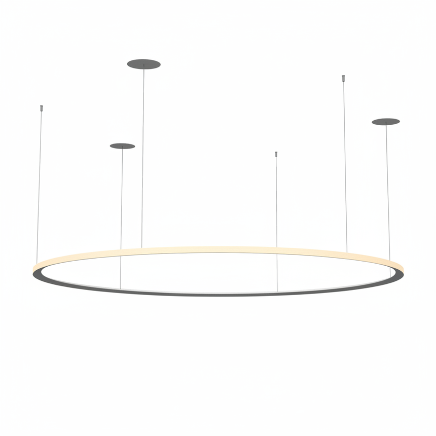 Lámpara de techo colgante LedsC4 Circular Outward Recessed grande LED Ø200cm CF5C-00V9AZDU14