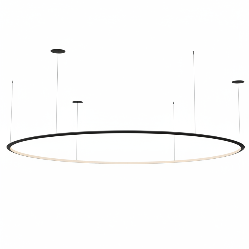 Lámpara de techo colgante LedsC4 Circular Outward Recessed grande LED Ø300cm CF5D-00V9AZDU14