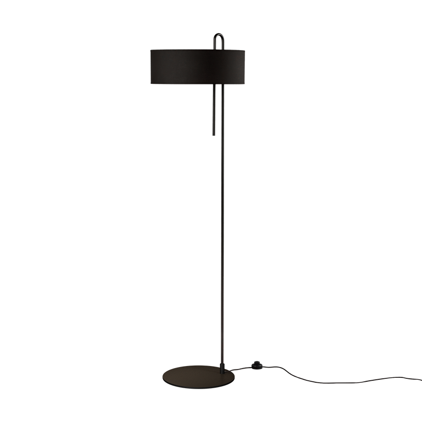 ACB Clip Lámpara de pie H8178N negro LED E27 I H8178N